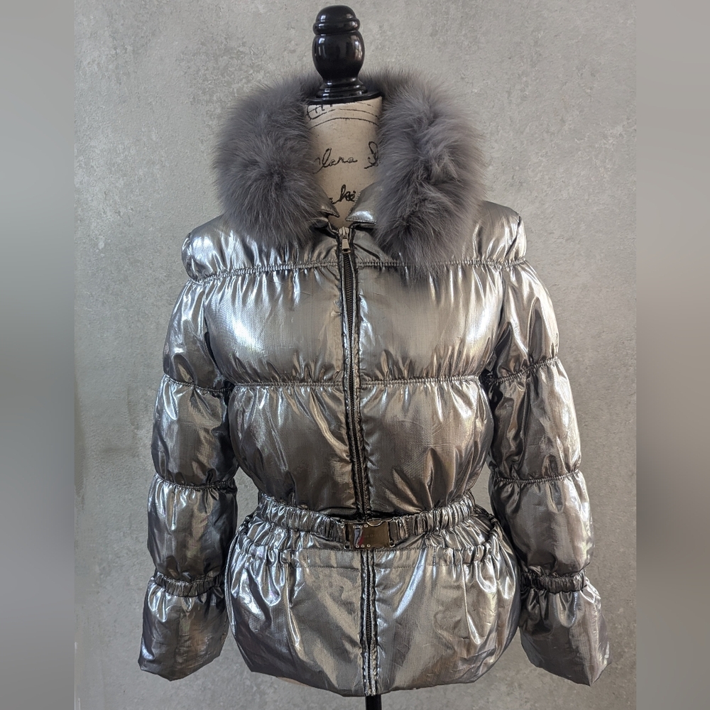 Miss Grant  Fox Fur  Down Winter Jacket